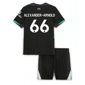 Liverpool Alexander-Arnold #66 Gostujuci Dres za Dječji 2024-25 Kratak Rukavima (+ kratke hlače)